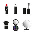 Cosmetics icons set Royalty Free Stock Photo